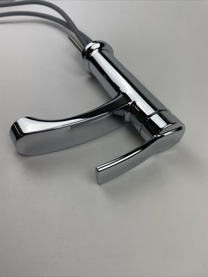 Moen 84484 Laken One-Handle Single Hole Bathroom Faucet - Chrome