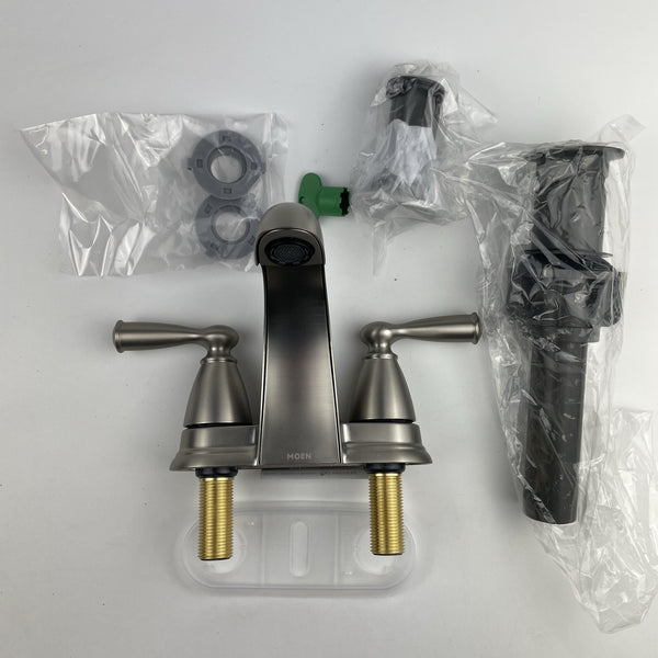 Moen 84942SRN Banbury 2-Handle Centerset Bathroom Faucet - Brushed Nickel