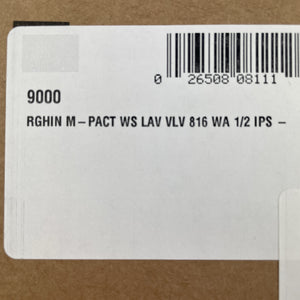 Moen 9000 M-PACT 1/2" IPS Widespread Faucet Rough-In Valve with Drain Assembly