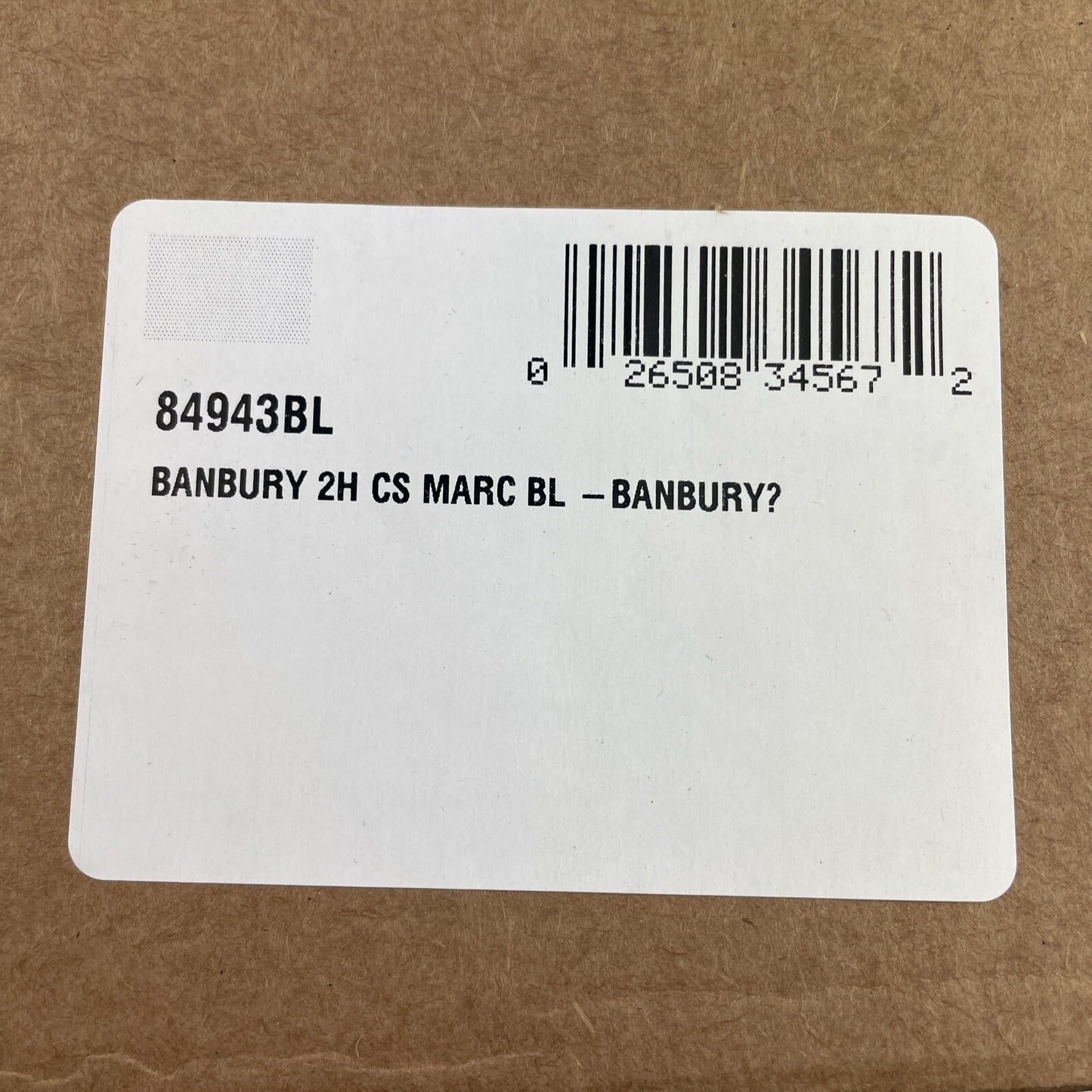 Moen 84943BL Banbury Two-Handle High Arc Bathroom Faucet - Matte Black