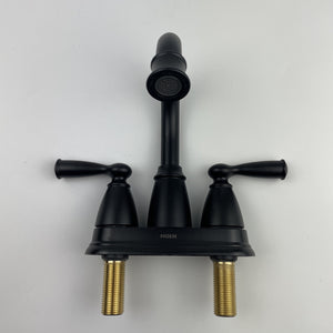 Moen 84943BL Banbury Two-Handle High Arc Bathroom Faucet - Matte Black