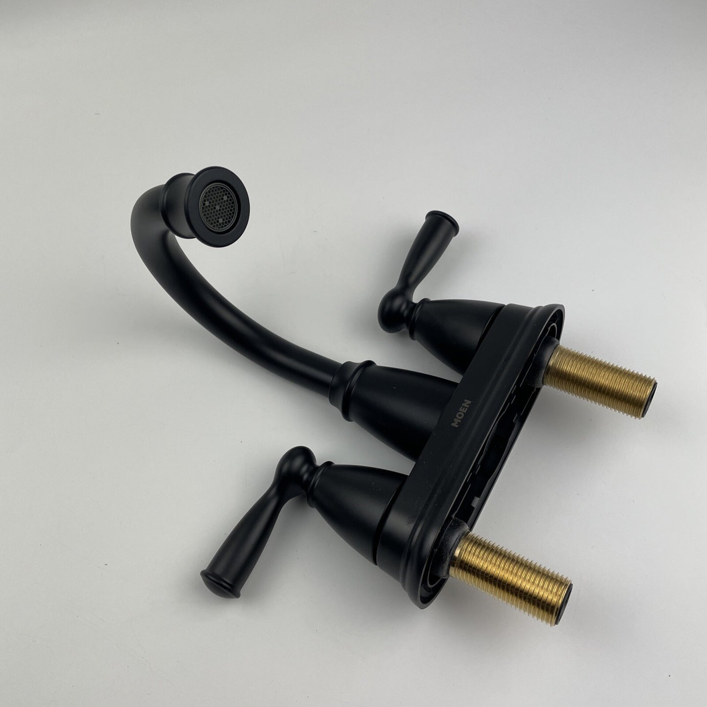 Moen 84943BL Banbury Two-Handle High Arc Bathroom Faucet - Matte Black