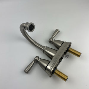 Moen 84943SRN Banbury Centerset Two-Handle Bathroom Faucet - Brushed Nickel