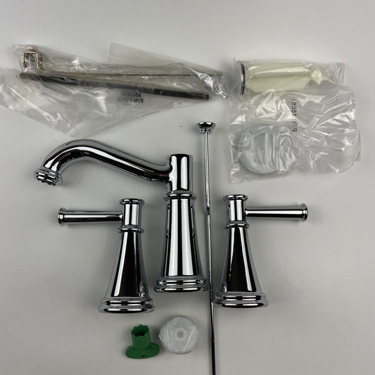 Moen T6405 Belfield Two-Handle Widespread Bathroom Faucet - Chrome