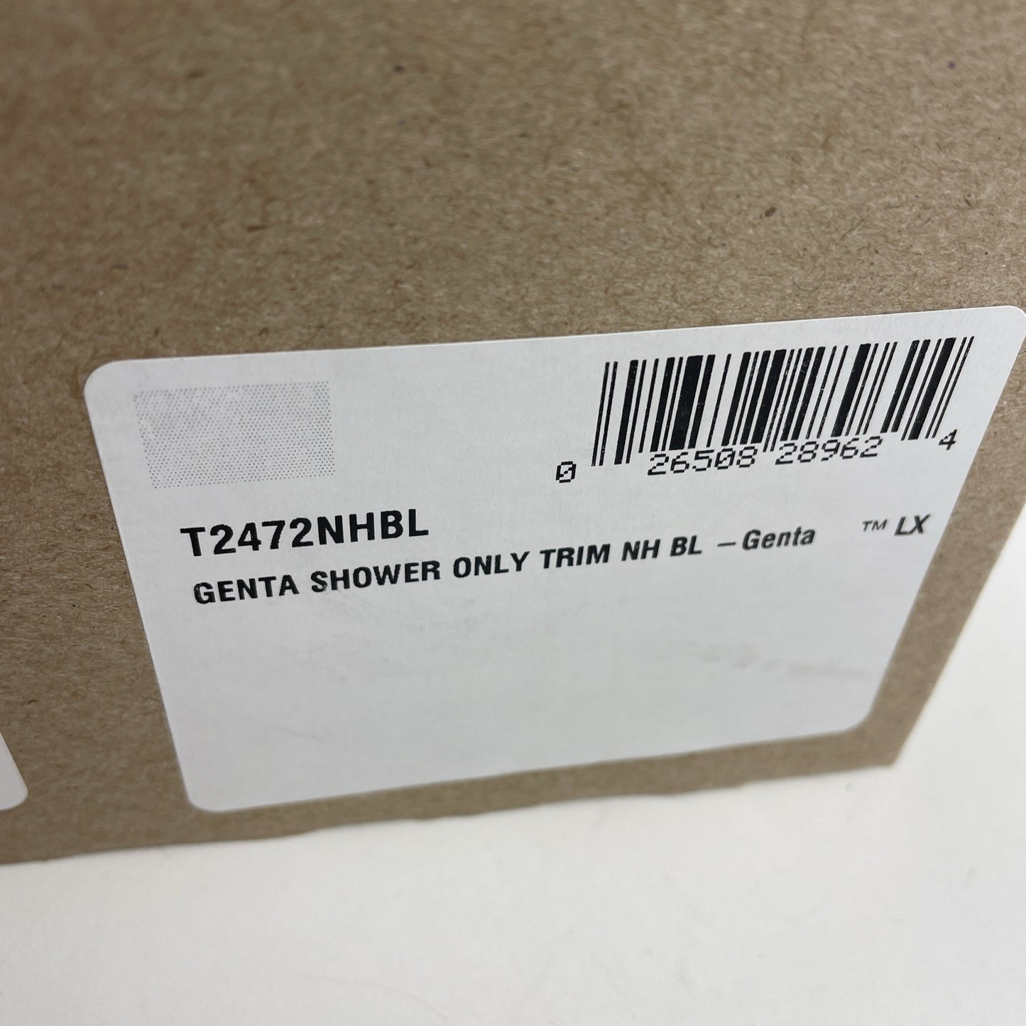 Moen T2472NHBL Genta Pressure Balanced Shower Trim - Matte Black