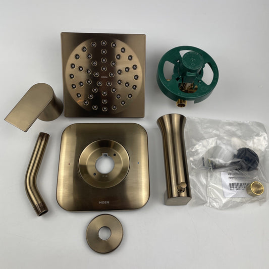 Moen 82760BZG Genta Single-Handle 1-Spray Tub And Shower - Bronzed Gold