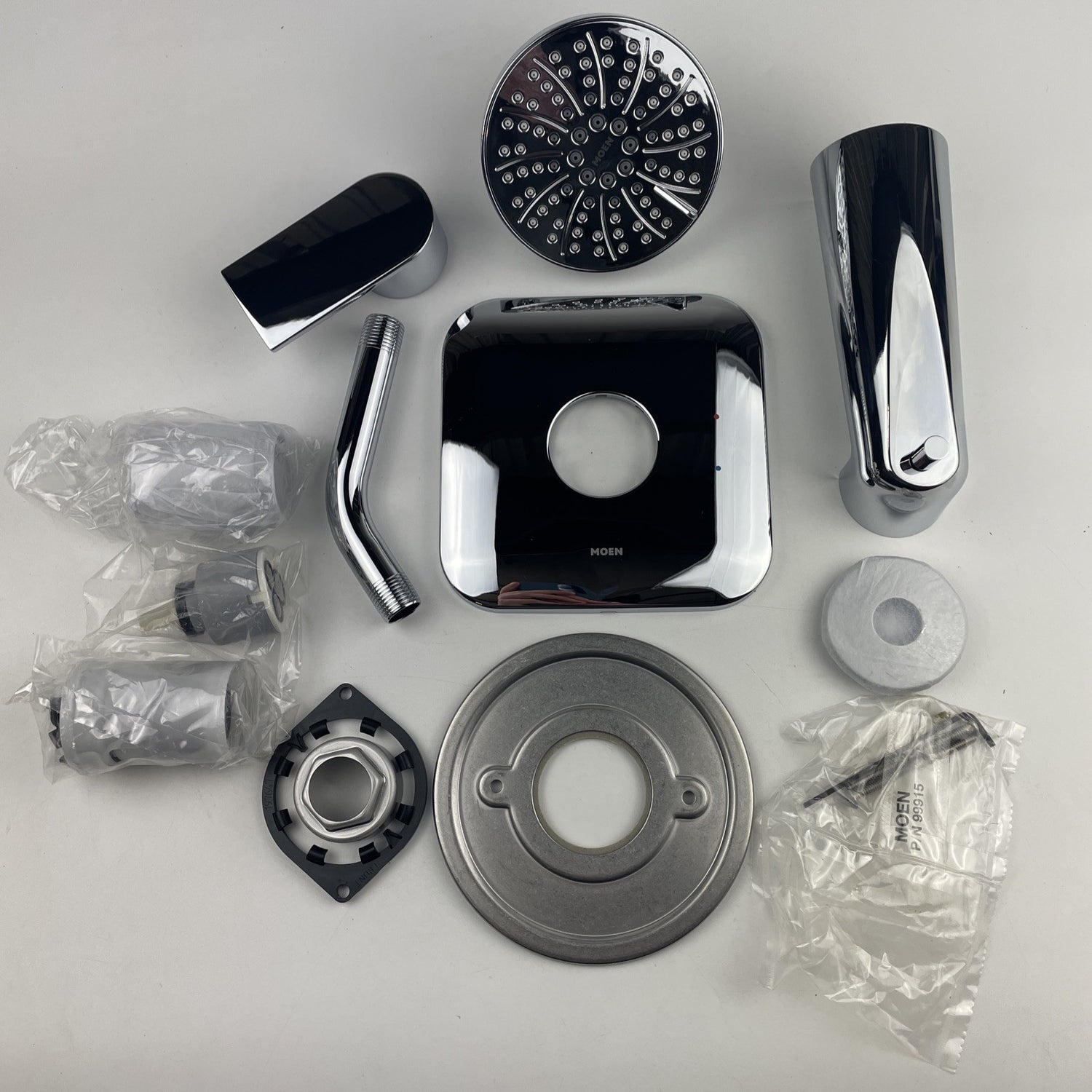 (READ) Moen UT2473EP Genta Single Handle Tub/Shower Faucet Trim Kit - Chrome