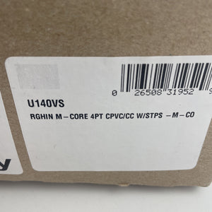 Moen U140VS M-CORE 4-Port Tub and Shower Pre-Fabricated Mixing Valve with CPVC