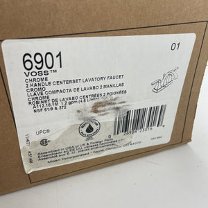 (READ) Moen 6901 Voss 2-Handle Centerset Bathroom Faucet - Chrome