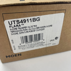 (READ) Moen UTS4911BG Flara M-Core 1-Handle Transfer Valve Trim - Brushed Gold