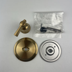 (READ) Moen UTS4911BG Flara M-Core 1-Handle Transfer Valve Trim - Brushed Gold