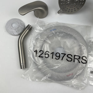 (READ) Moen 82604SRN Single Handle Tub And Shower Spot Resist Brushed Nickel