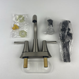 Moen 84022SRN Ronan Two-Handle 4" Centerset Bathroom Faucet - Brushed Nickel