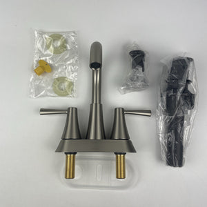 Moen 84022SRN Ronan Two-Handle 4" Centerset Bathroom Faucet - Brushed Nickel