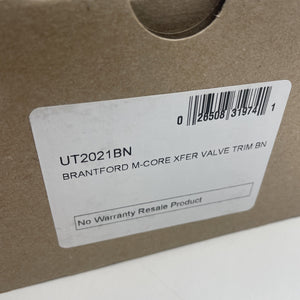 Moen UT2021BN Brantford M-CORE Transfer Valve Trim Kit Brushed Nickel