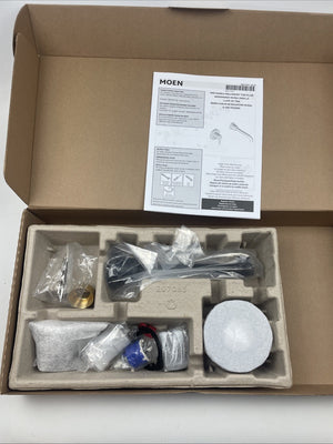 Moen WT391BL Align Single-Handle Wall-Mount Tub Filler Matte Black