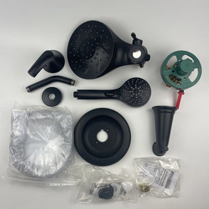 Moen 82137BL Graeden 6-Spray Magnetix Tub & Shower Faucet with Valve Matte Black