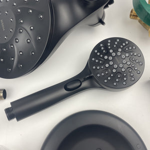 Moen 82137BL Graeden 6-Spray Magnetix Tub & Shower Faucet with Valve Matte Black