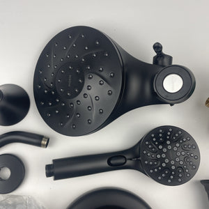 Moen 82137BL Graeden 6-Spray Magnetix Tub & Shower Faucet with Valve Matte Black