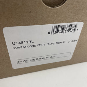 Moen UT4611BL Voss Transfer Valve Trim M-CORE 1-Handle Shower Trim Matte Black
