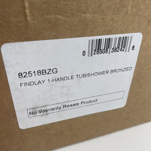 Moen 82518BZG Findlay 1-Handle 6-Spray Tub & Shower Faucet w/Valve Bronzed Gold