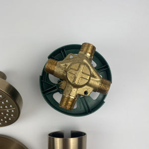 Moen 82518BZG Findlay 1-Handle 6-Spray Tub & Shower Faucet w/Valve Bronzed Gold