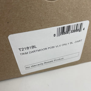 Moen T2181BL Dartmoor Posi-Temp Valve Trim Kit Matte Black