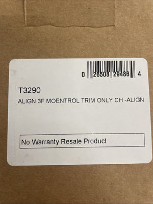 Moen T3290 Align 3-Function Moentrol Product Transfer Valve Trim Kit Chrome