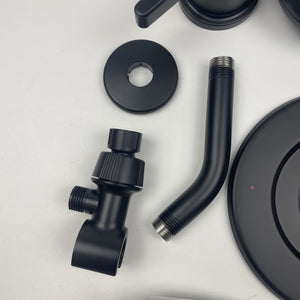 (READ) Moen 82775BL Beric Single-Handle 5-Spray Tub & Shower Faucet Matte Black