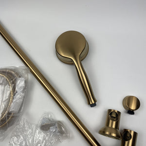 Moen 3667EPBG Eco-Performance 4-Function Handshower with Slide Bar Brushed Gold