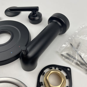 (READ)Moen UT2903NHBL Gibson 2-Series 1-Handle Tub & Shower Trim Kit Matte Black