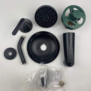 Moen 82518BL Findlay Single-Handle 6-Spray Tub & Shower Faucet Matte Black