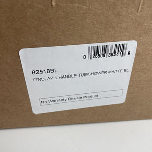 Moen 82518BL Findlay Single-Handle 6-Spray Tub & Shower Faucet Matte Black