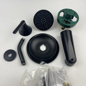 Moen 82518BL Findlay Single-Handle 6-Spray Tub & Shower Faucet Matte Black