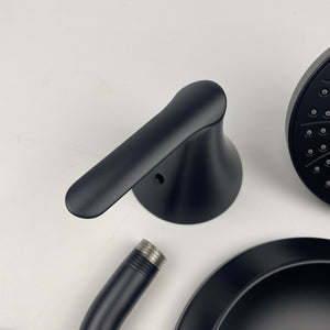 Moen 82518BL Findlay Single-Handle 6-Spray Tub & Shower Faucet Matte Black