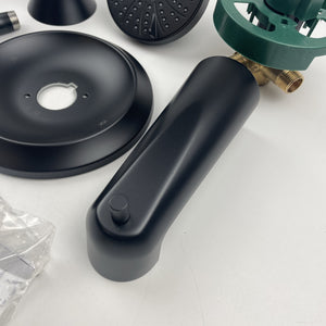 Moen 82518BL Findlay Single-Handle 6-Spray Tub & Shower Faucet Matte Black