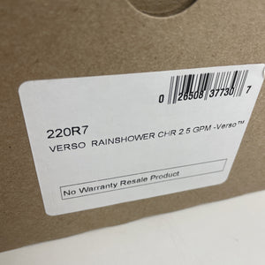 Moen 220R7 Verso 7-Inch Infiniti Dial Rainshower Head Chrome