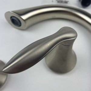 (READ)Moen T943BN Eva 2-Handle High Arc Roman Tub Faucet Trim Kit Brushed Nickel