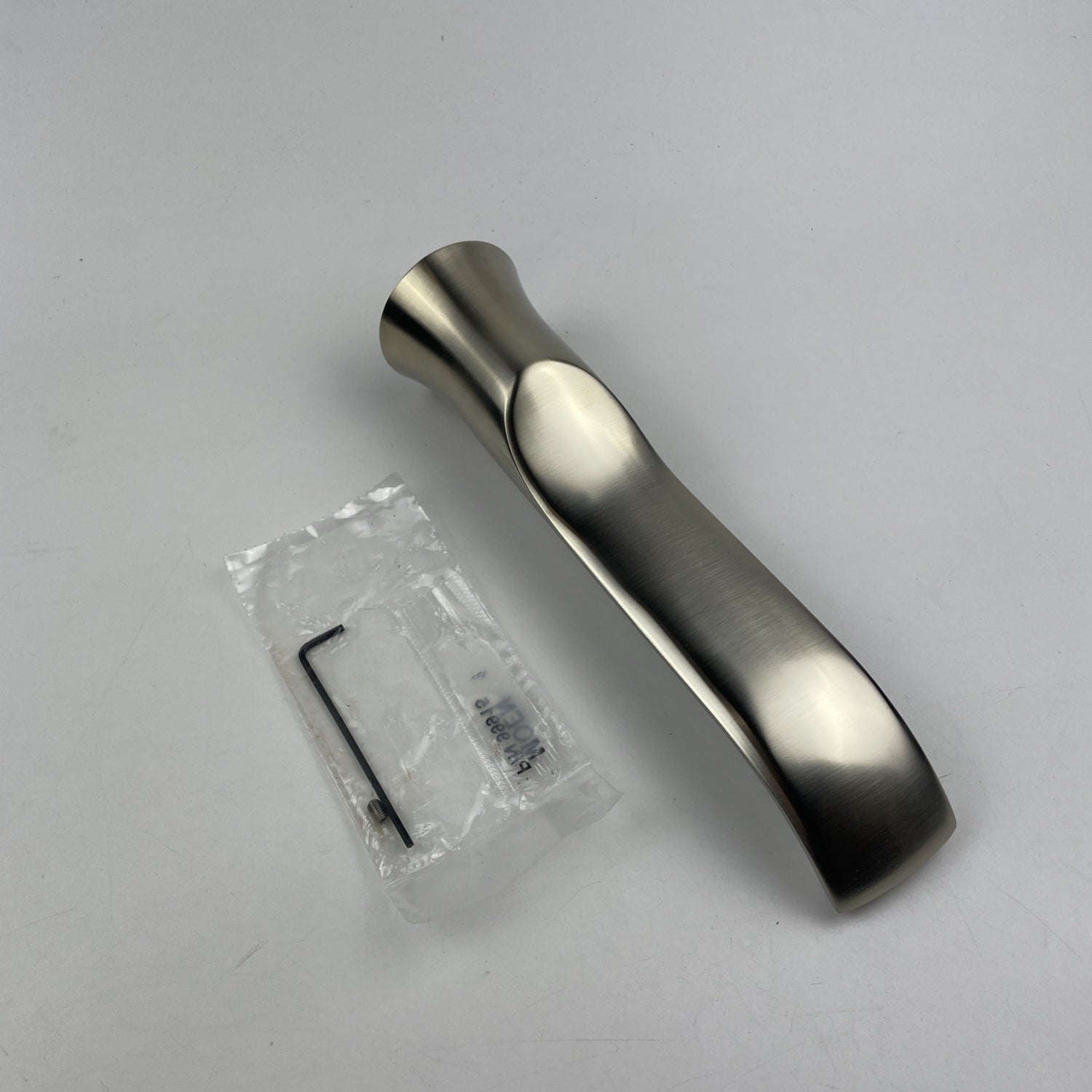 Moen TFS3836BN Doux 10-Inch Tub Spout Filler Non-Diverter Brushed Nickel