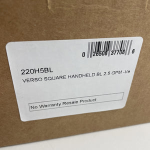 Moen 220H5BL Verso Square Handheld Shower w/ Magnetix Infini-Dial Matte Black