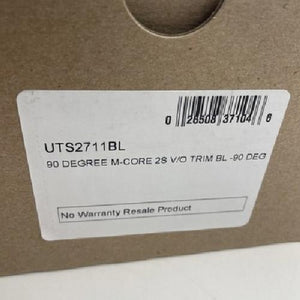 Moen UTS2711BL 90 Degree M-CORE 2-Series One-Handle Valve Trim Kit Matte Black
