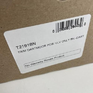 Moen T2181BN Dartmoor 1-Handle Posi-Temp Shower Faucet Trim Kit Brushed Nickel