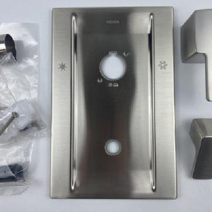 (READ) Moen TS2710BN 90 Degree 3-Function Transfer Valve Trim Kit Brushed Nickel