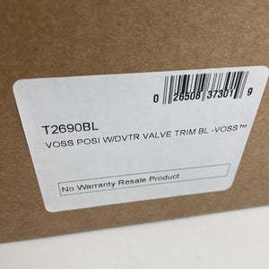 Moen T2690BL Voss Posi-Temp 3-Function Diverter Valve Trim Kit Matte Black