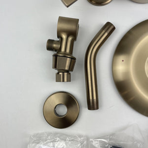 (READ) Moen 82618BZG Meena Posi-Temp 4-Spray Tub & Shower Combo Bronzed Gold