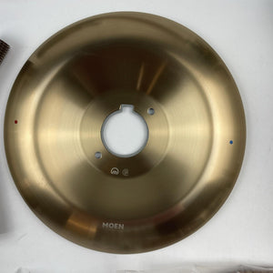 Moen 82618BZG Meena Posi-Temp 4-Spray Tub & Shower Combo Bronzed Gold