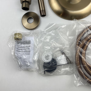 Moen 82618BZG Meena Posi-Temp 4-Spray Tub & Shower Combo Bronzed Gold