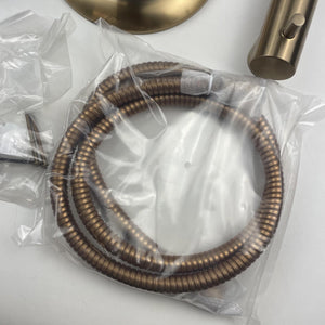 Moen 82618BZG Meena Posi-Temp 4-Spray Tub & Shower Combo Bronzed Gold