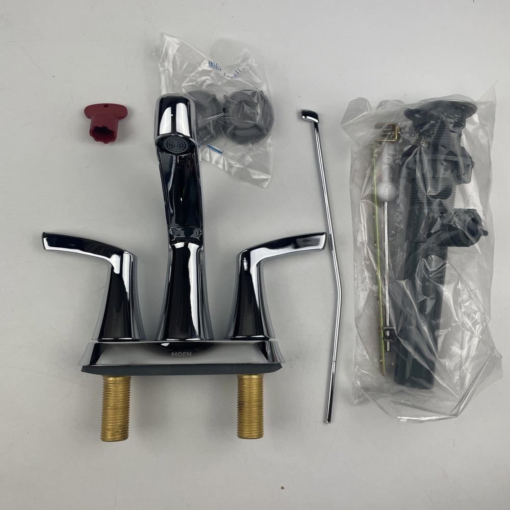 Moen WS84633 Danika 2-Handle Centerset Bathroom Faucet Chrome