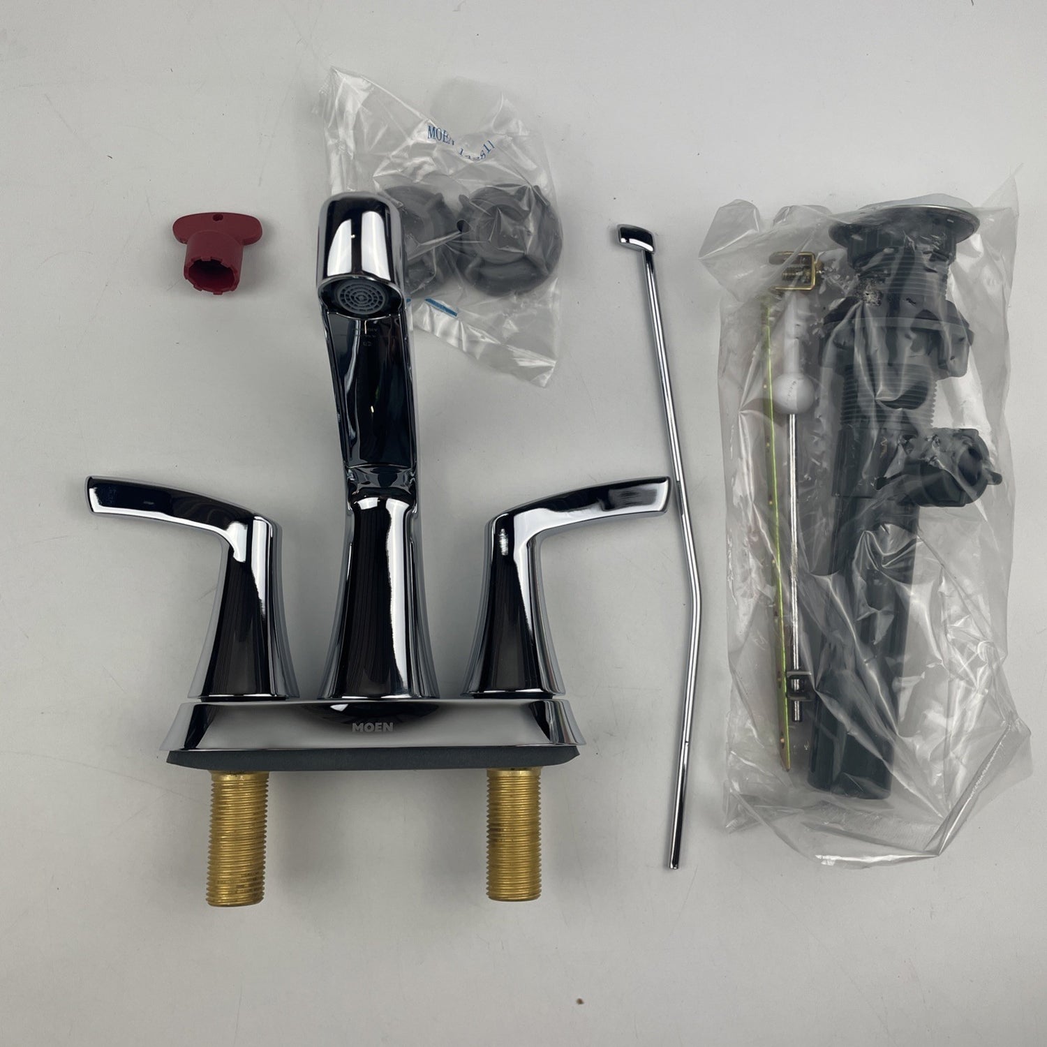 Moen WS84633 Danika 2-Handle Centerset Bathroom Faucet Chrome